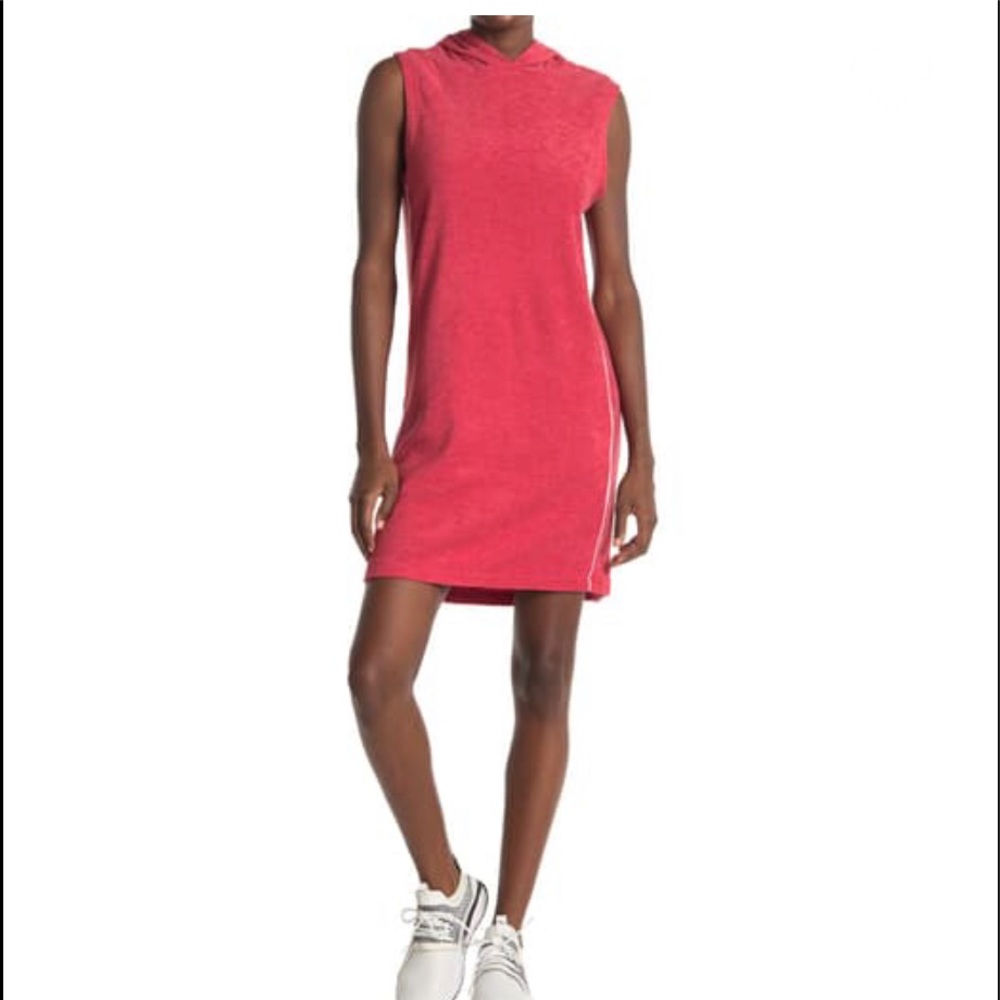 🛑CLEARANCE‼️ 🆕 Alternative red Terry Hoodie Dress size xl